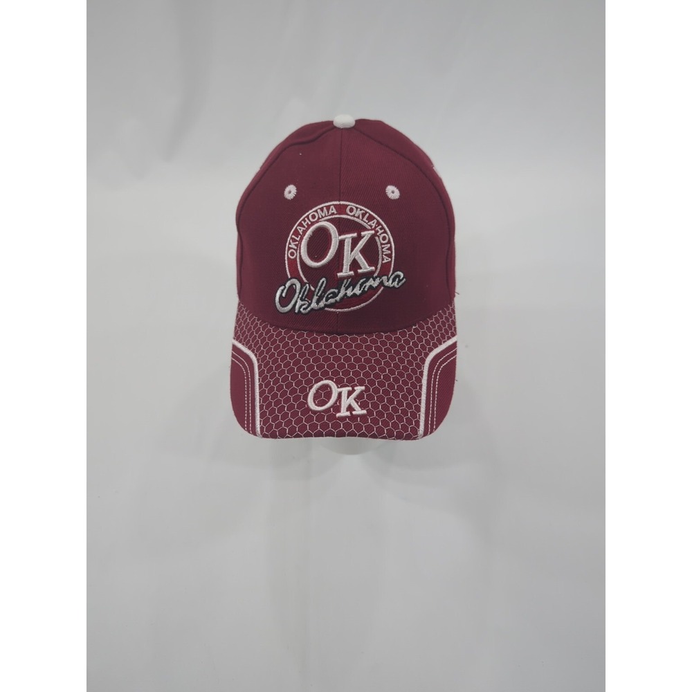 Vintage NCAA Football Hat OU Oklahoma Sooners JL Strap‎ Back